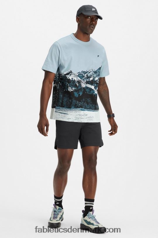 Fabletics Mænd r&r t-shirten PNX2T3531 ud over kanten