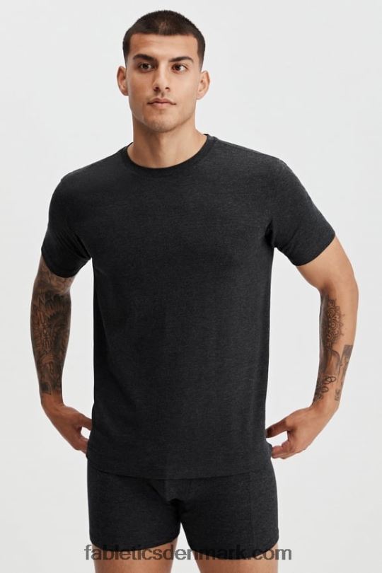 Fabletics Mænd restoreknit-t-shirten PNX2T3554 sort