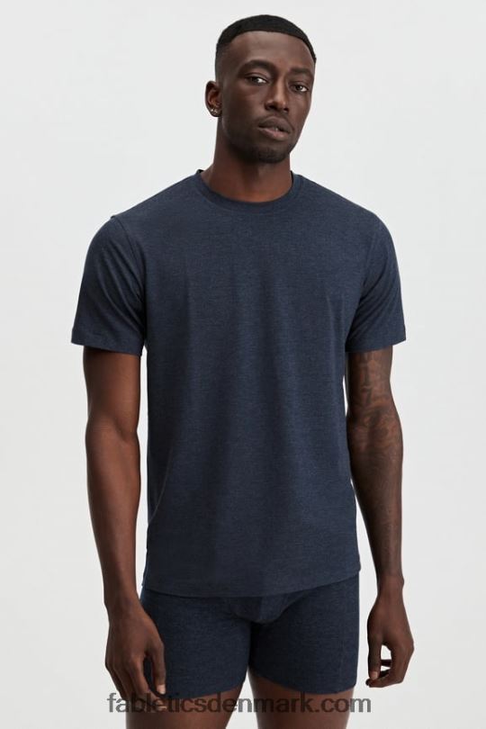 Fabletics Mænd restoreknit-t-shirten PNX2T3555 klassisk flåde