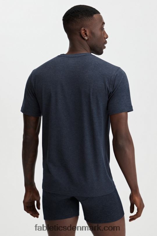 Fabletics Mænd restoreknit-t-shirten PNX2T3555 klassisk flåde