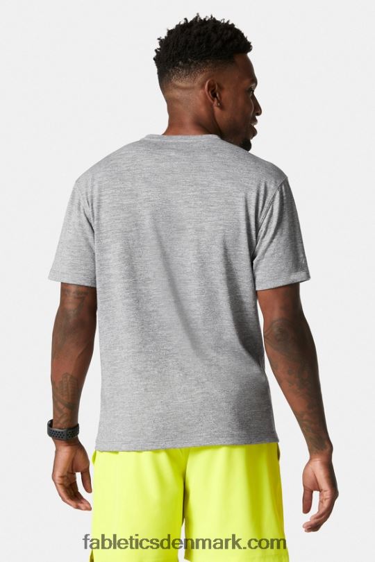Fabletics Mænd tee på forreste række PNX2T3551 grå lyng