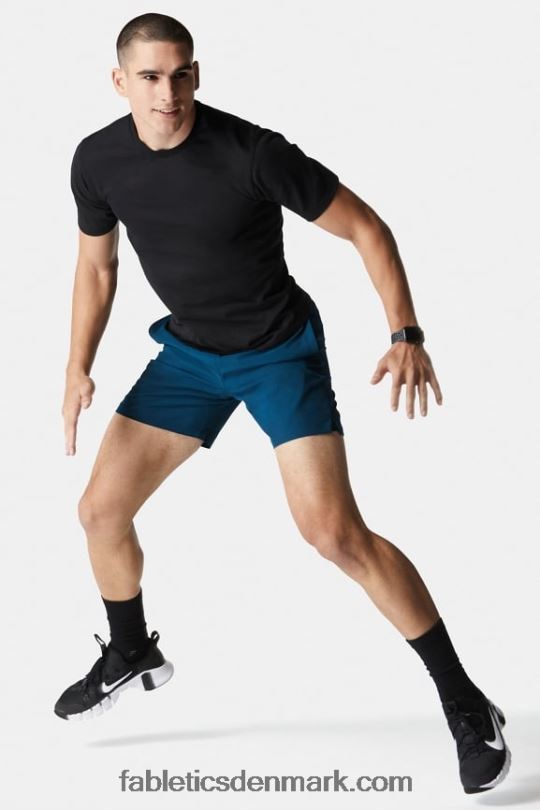 Fabletics Mænd tee på forreste række PNX2T3552 sort