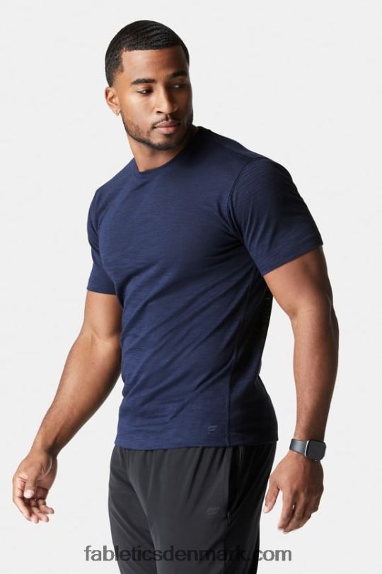 Fabletics Mænd tee på forreste række PNX2T3553 flåde