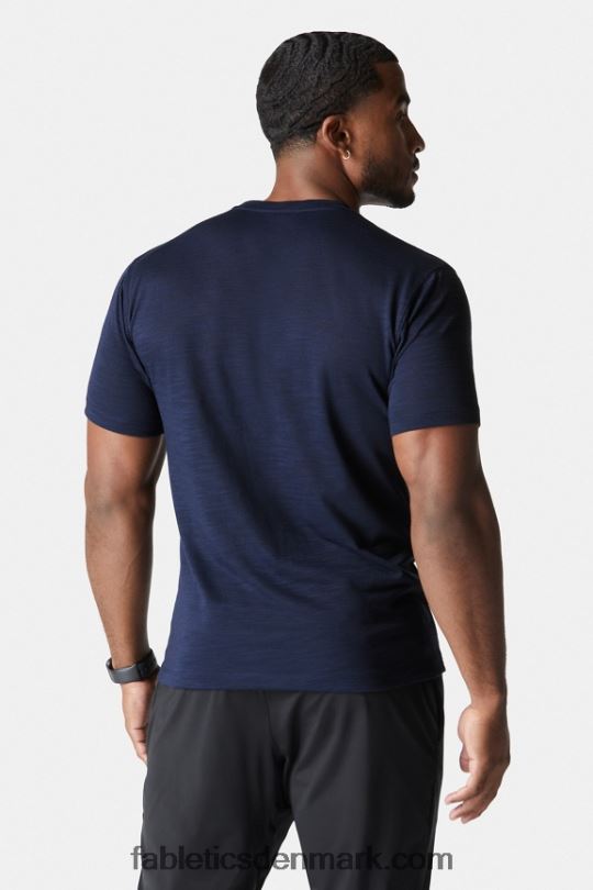 Fabletics Mænd tee på forreste række PNX2T3553 flåde
