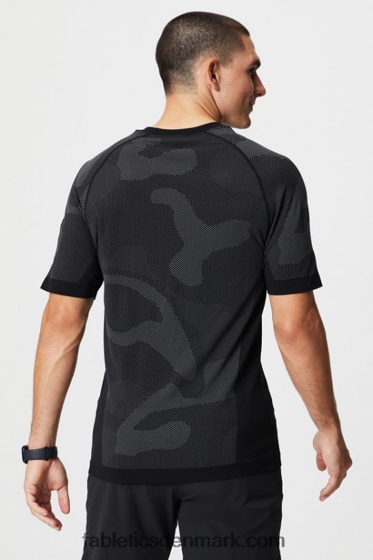 Fabletics Mænd træningsdagen tee 174 PNX2T3460 sorte sommerbølger