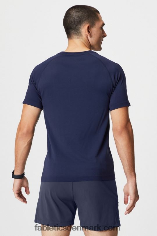 Fabletics Mænd træningsdagen tee 174 PNX2T3461 marineblå oval