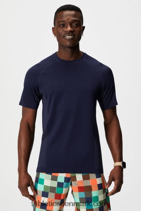 Fabletics Mænd træningsdagen tee 175 PNX2T3464 dyb flåde