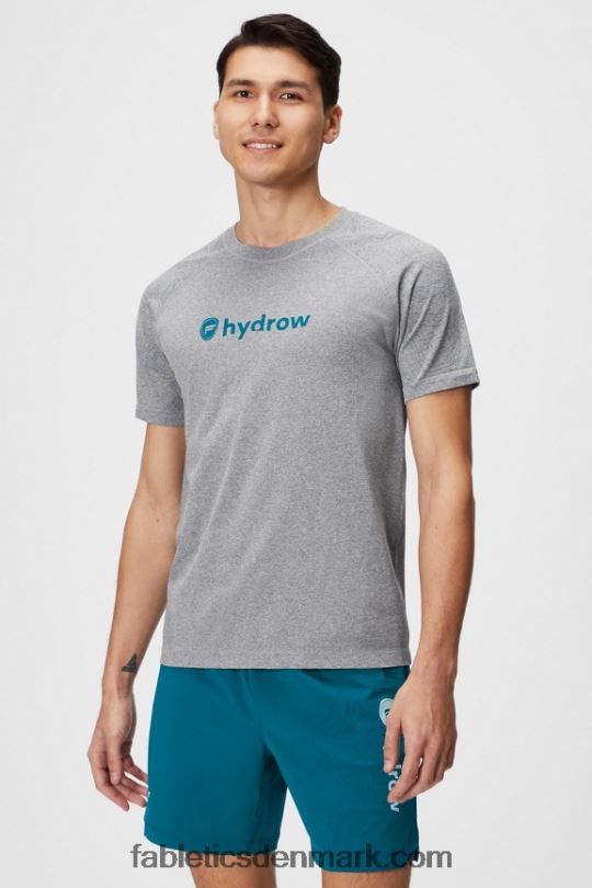 Fabletics Mænd træningsdagen tee 176 PNX2T3469 hydrow mellemgrå htr