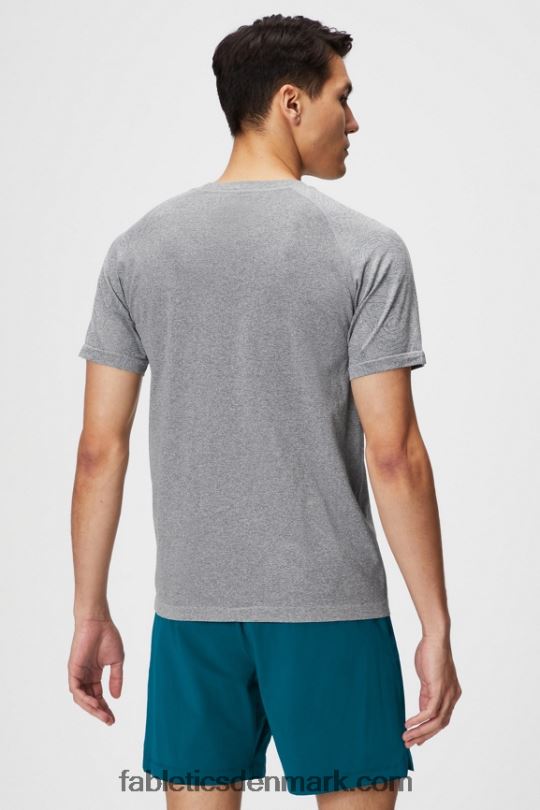 Fabletics Mænd træningsdagen tee 176 PNX2T3469 hydrow mellemgrå htr