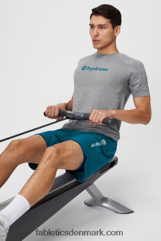 Fabletics Mænd træningsdagen tee 176 PNX2T3469 hydrow mellemgrå htr