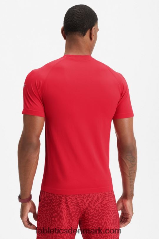 Fabletics Mænd træningsdagen tee 176 PNX2T3470 klassisk kirsebær
