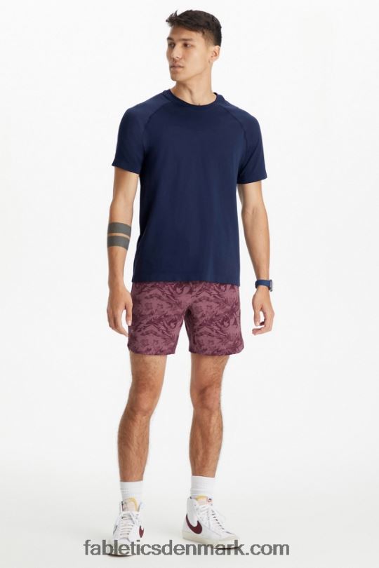 Fabletics Mænd træningsdagen tee 178 PNX2T3478 flåde