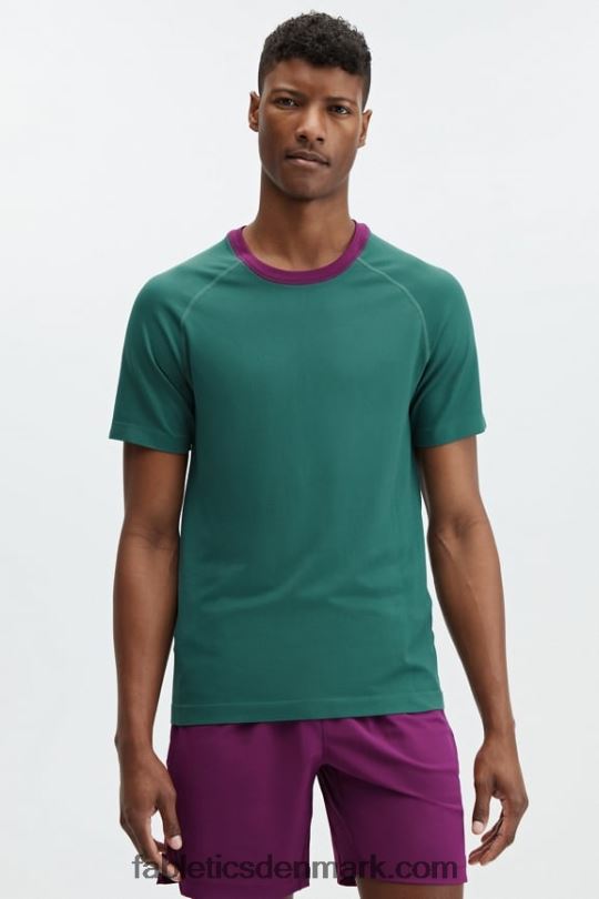 Fabletics Mænd træningsdagen tee 178 PNX2T3480 azurgrøn