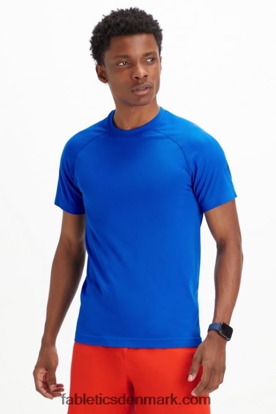 Fabletics Mænd træningsdagen tee 180 PNX2T3488 race blå