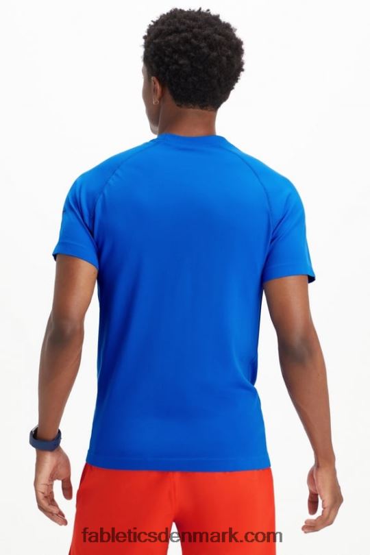 Fabletics Mænd træningsdagen tee 180 PNX2T3488 race blå