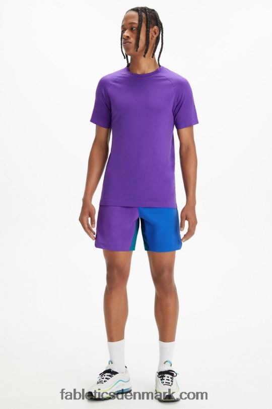 Fabletics Mænd træningsdagen tee 180 PNX2T3490 blomme royale