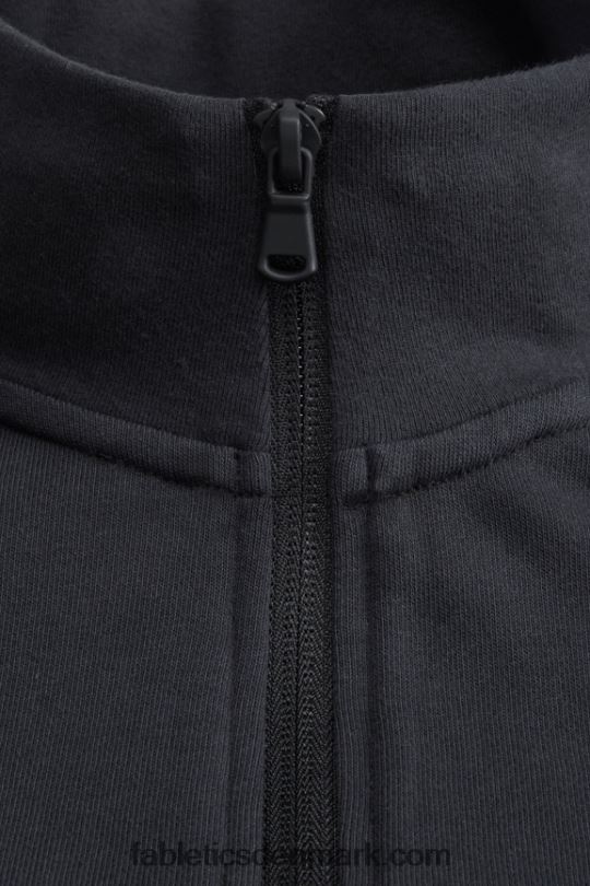 Fabletics Mænd den lette go-to 1/4 lynlås PNX2T3577 sort