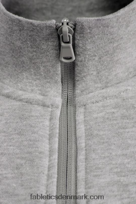 Fabletics Mænd den lette go-to 1/4 lynlås PNX2T3578 mellemgrå hst