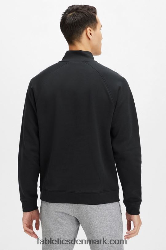 Fabletics Mænd go-to 1/4 zip 187 PNX2T3607 sort
