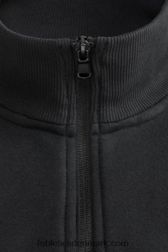 Fabletics Mænd go-to 1/4 zip 187 PNX2T3607 sort