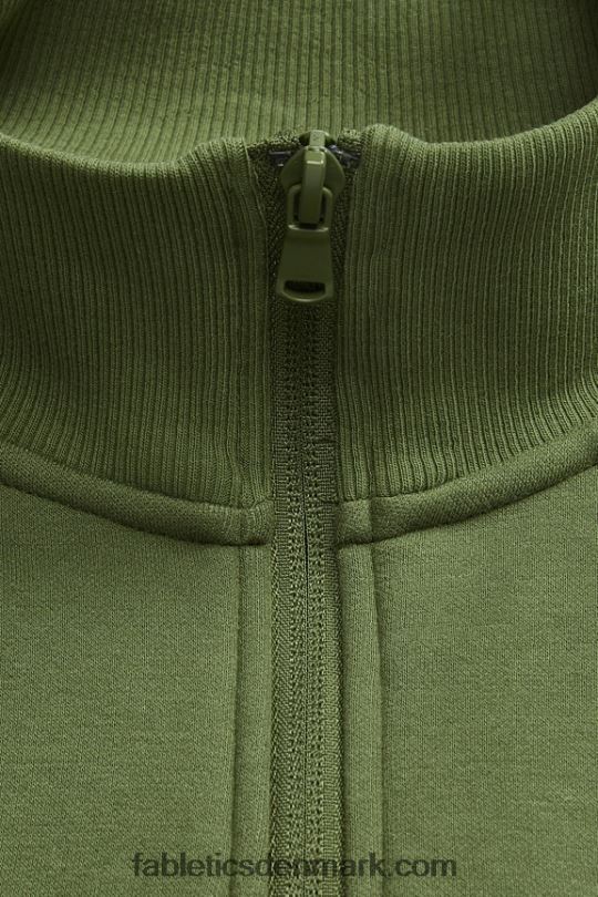 Fabletics Mænd go-to 1/4 zip 188 PNX2T3610 mørkt mos