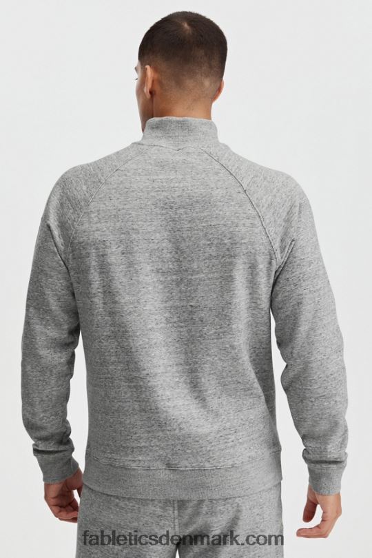 Fabletics Mænd go-to 1/4 zip 188 PNX2T3614 mellemgrå hst
