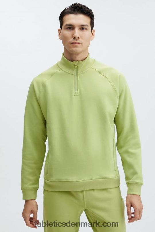 Fabletics Mænd go-to 1/4 zip 189 PNX2T3616 fennikel