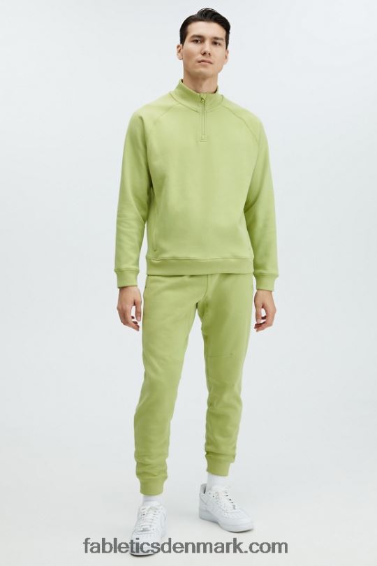 Fabletics Mænd go-to 1/4 zip 189 PNX2T3616 fennikel