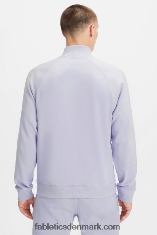 Fabletics Mænd go-to 1/4 zip 189 PNX2T3618 lilla tåge