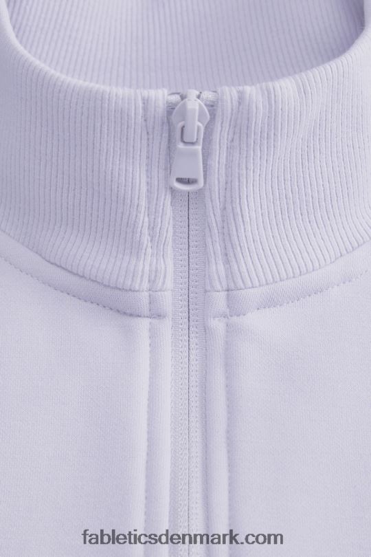 Fabletics Mænd go-to 1/4 zip 189 PNX2T3618 lilla tåge