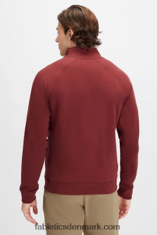 Fabletics Mænd go-to 1/4 zip 189 PNX2T3619 okseblod