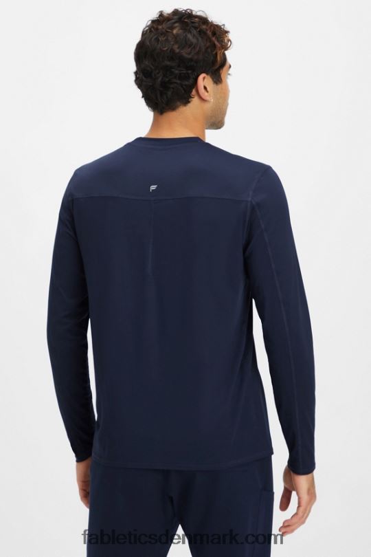 Fabletics Mænd hverdags langærmet underscrub PNX2T3588 flåde