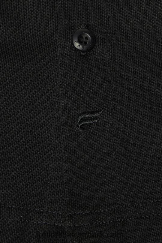 Fabletics Mænd instrumentbrættet langærmet knap op PNX2T3579 sort