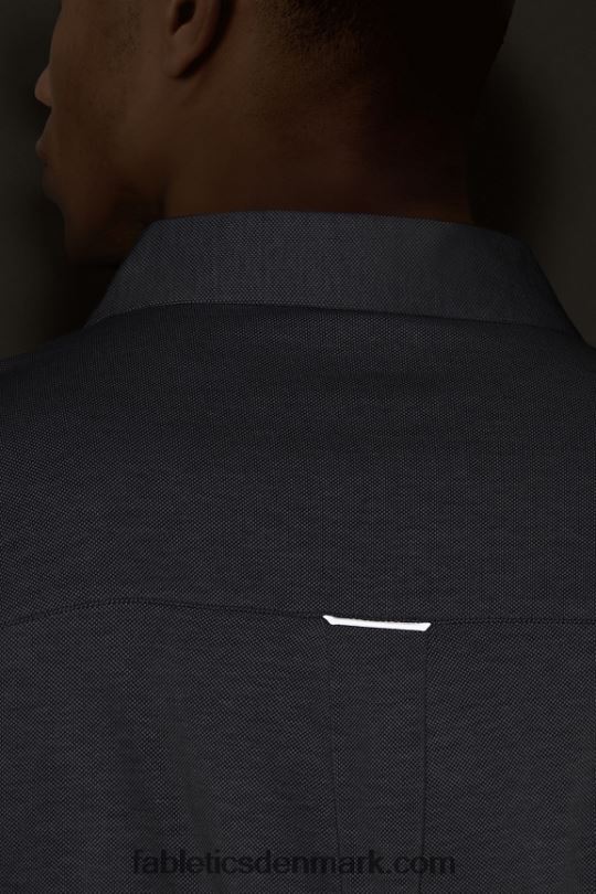 Fabletics Mænd instrumentbrættet langærmet knap op PNX2T3580 dyb navy lyng