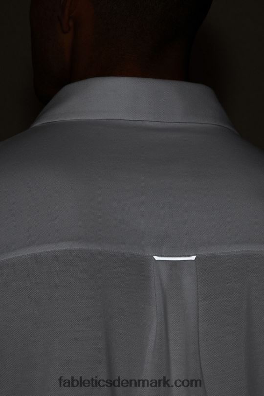 Fabletics Mænd instrumentbrættet langærmet knap op PNX2T3581 klassisk hvid
