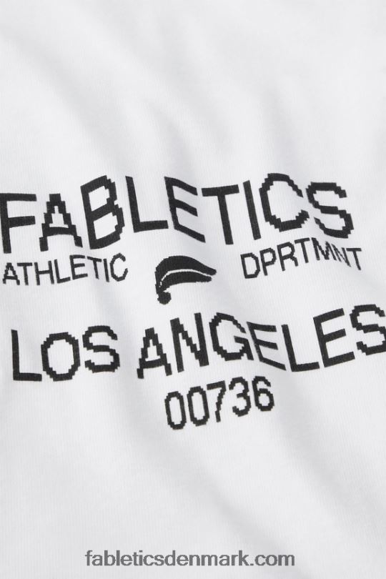 Fabletics Mænd r&r ls-t-shirten PNX2T3602 hvid dept t-shirt