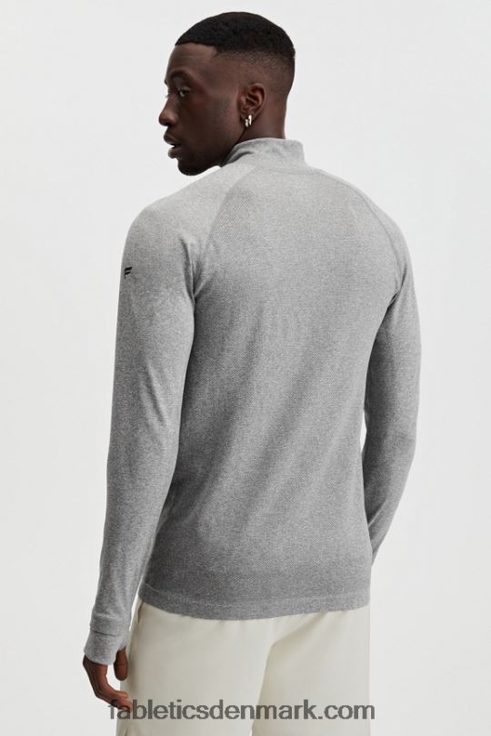 Fabletics Mænd træningsdagen 1/4 zip PNX2T3591 mellemgrå hst