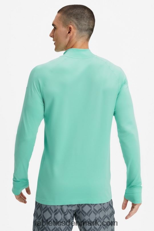 Fabletics Mænd træningsdagen 1/4 zip PNX2T3593 myntetåge