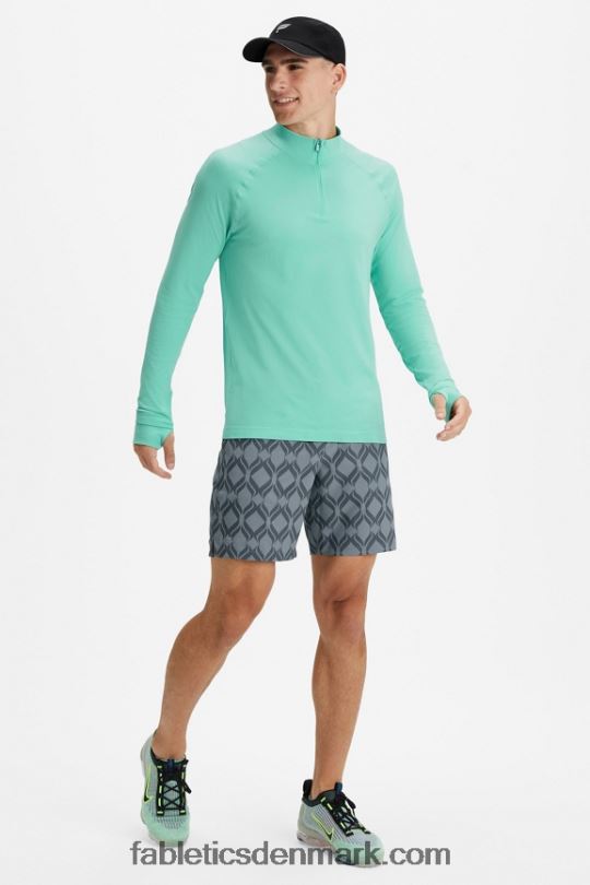 Fabletics Mænd træningsdagen 1/4 zip PNX2T3593 myntetåge