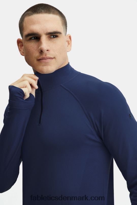 Fabletics Mænd træningsdagen 1/4 zip PNX2T3597 klassisk flåde