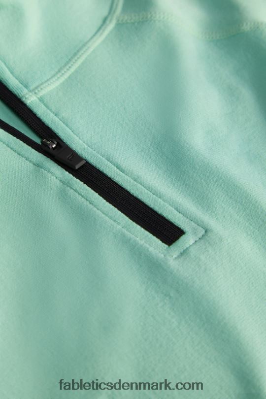 Fabletics Mænd træningsdagen 1/4 zip PNX2T3598 frisk mynte