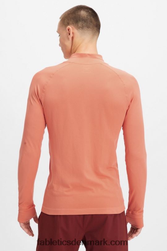 Fabletics Mænd træningsdagen 1/4 zip PNX2T3601 sandstens ler
