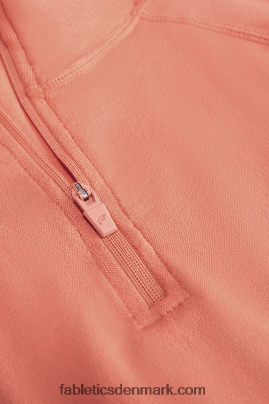 Fabletics Mænd træningsdagen 1/4 zip PNX2T3601 sandstens ler