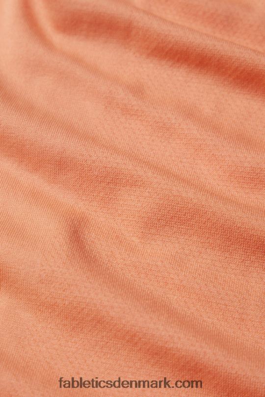 Fabletics Mænd træningsdagen langærmet t-shirt PNX2T3572 frisk abrikos