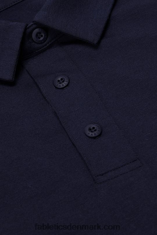 Fabletics Mænd 24-7 polo 171 PNX2T3428 dyb flåde