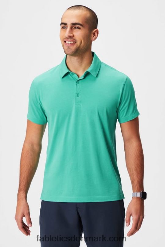 Fabletics Mænd 24-7 polo 172 PNX2T3430 miami grøn