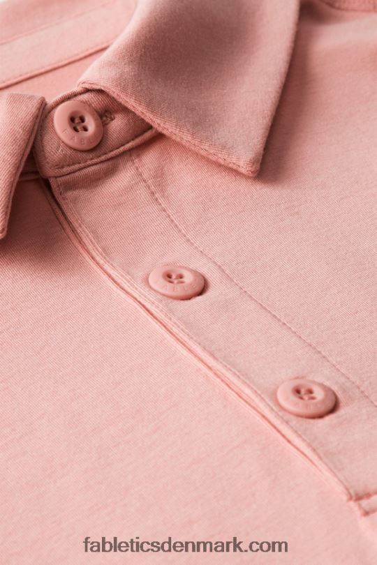 Fabletics Mænd 24-7 polo 172 PNX2T3432 lyserød skifer