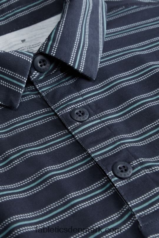 Fabletics Mænd 24-7 polo 172 PNX2T3433 klassisk marineblå skjult stribe