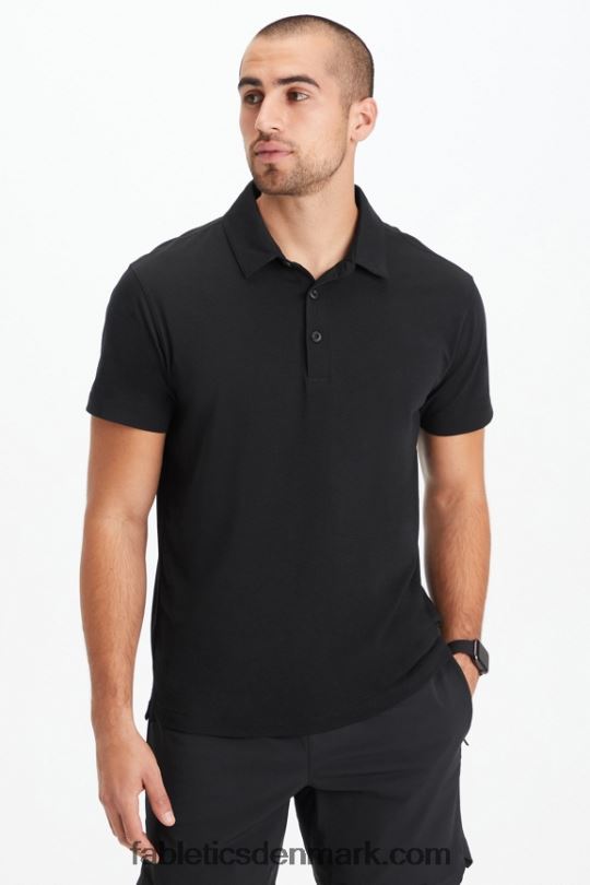 Fabletics Mænd 24-7 polo 173 PNX2T3434 sort