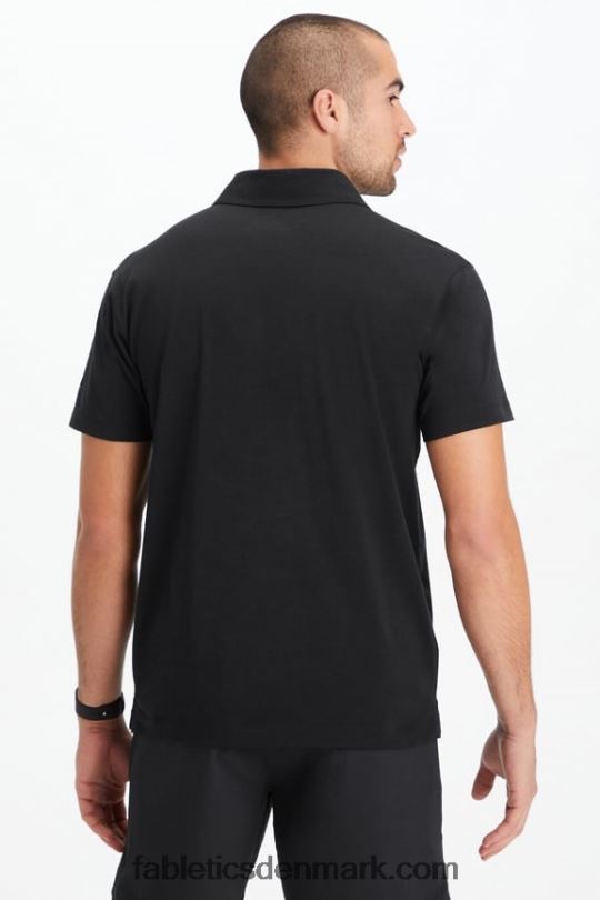 Fabletics Mænd 24-7 polo 173 PNX2T3434 sort